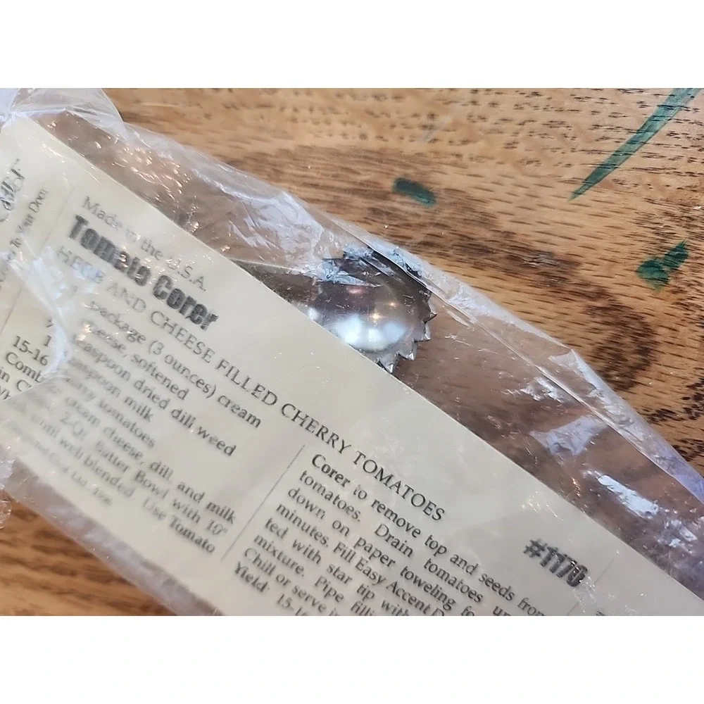 PAMPERED CHEF Stainless Steel Tomato Corer #1170 NEW Sealed Vintage